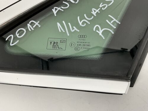 2017-2019 AUDI A4 Rear RIGHT Quarter Side Window - 8W5845298D