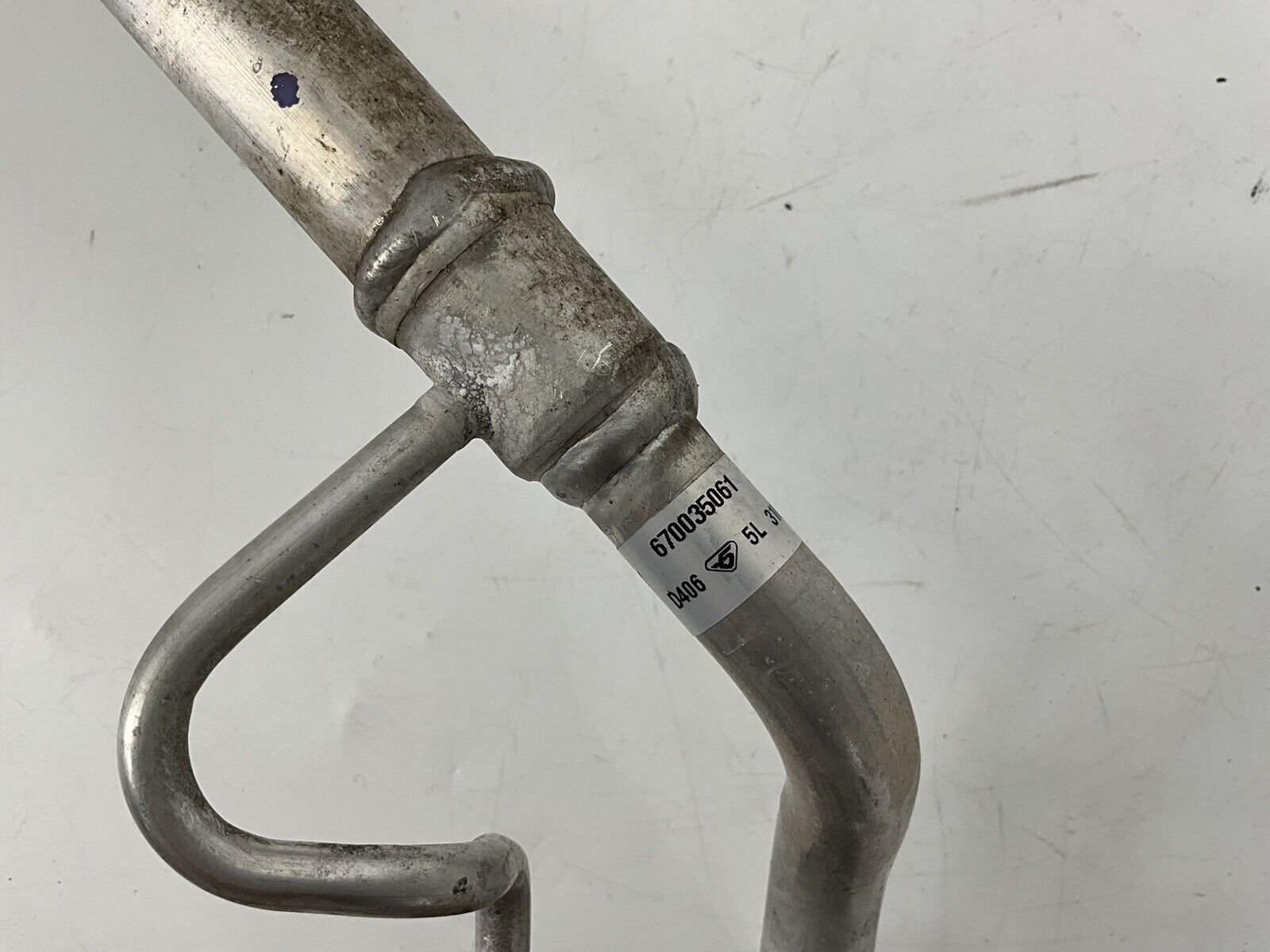 Maserati Ghibli, Evaporator To Union AC Hose, Used, P/N 670035061