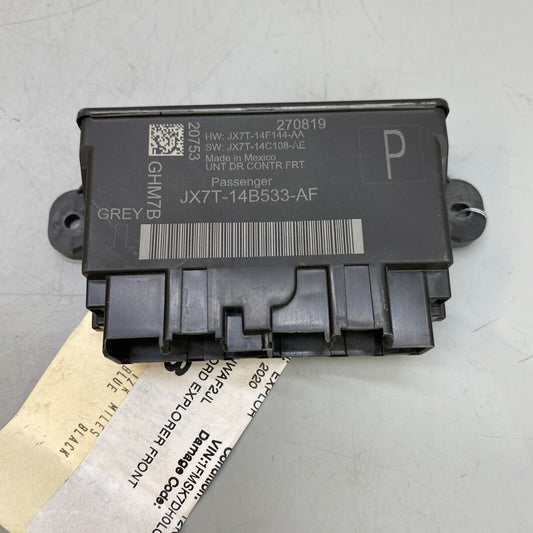 2020-2023 Ford & Lincoln Front Door Control Module Ecu OEM P/N JX7T-14B533-AF