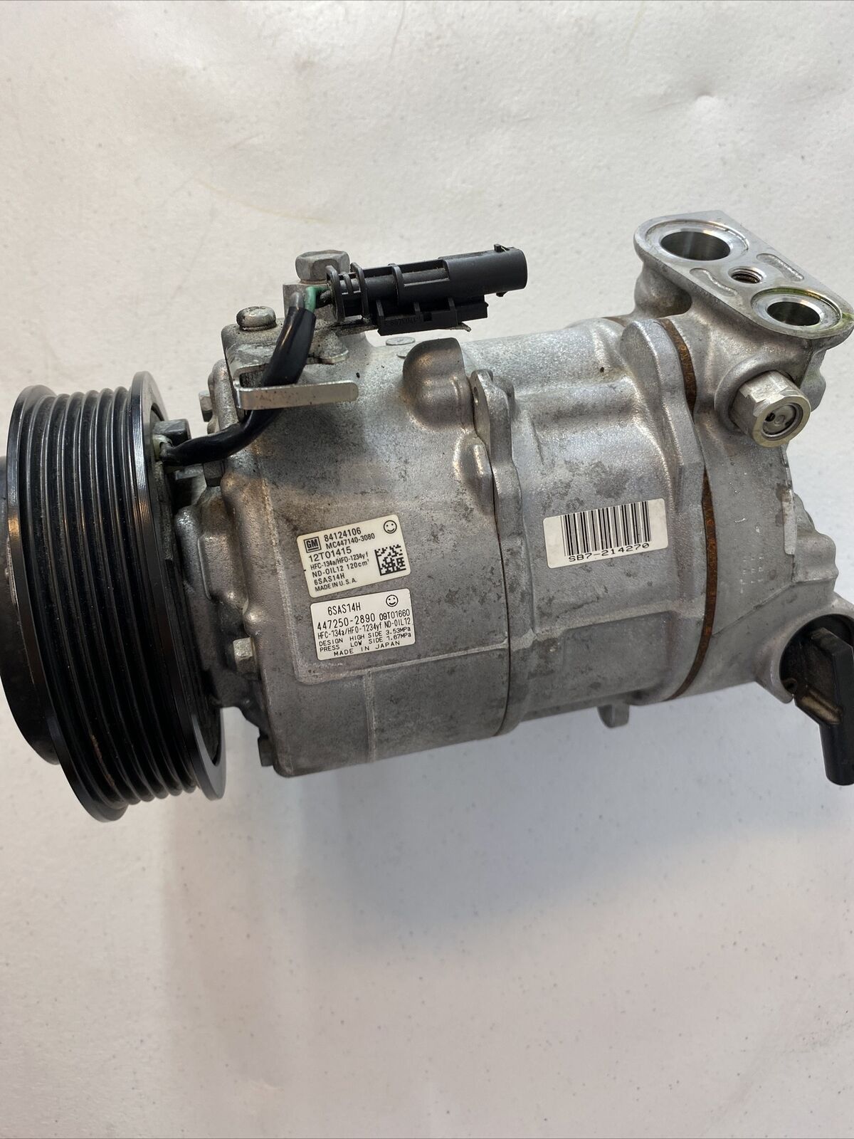 2017 Chevrolet Camaro AC Air Conditioning Compressor 3.6L